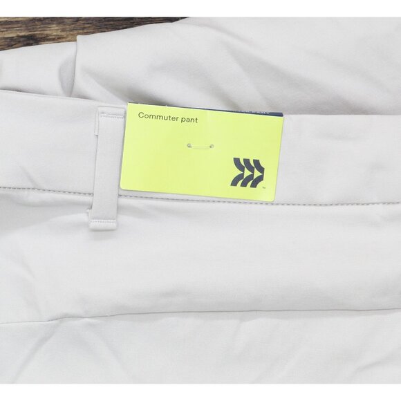 NWT All In Motion Commuter Zip Button Pants 90277443 Light Taupe Brown 38x30 - Picture 9 of 9